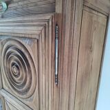 Oak solid bonnetière / wardrobe / dresser from 1940