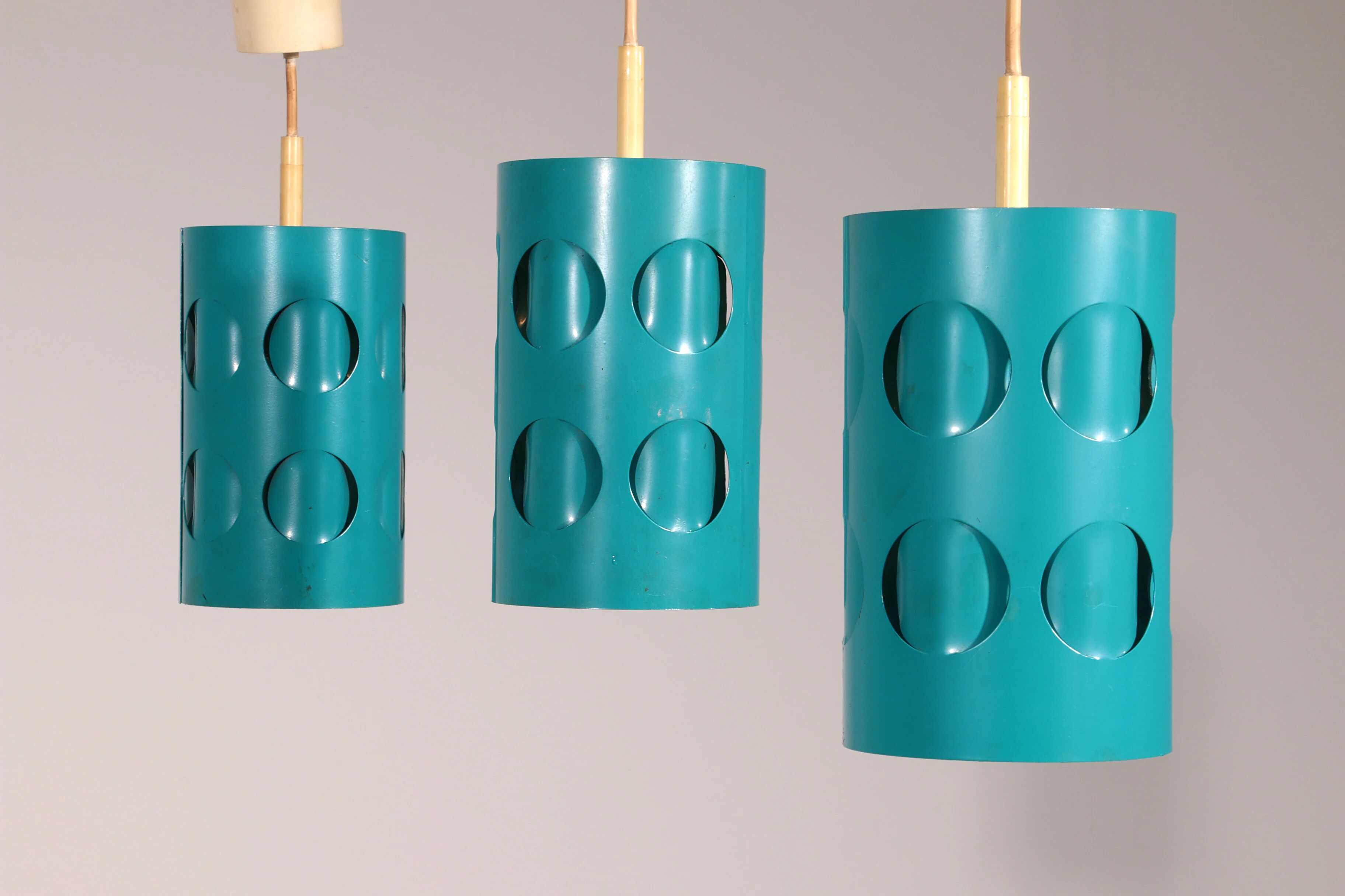 Raak Amsterdam Space Age Pendant Lamp Trio – Iconic Dutch Design