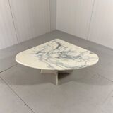 Artificial marble coffee table side table 1980’s