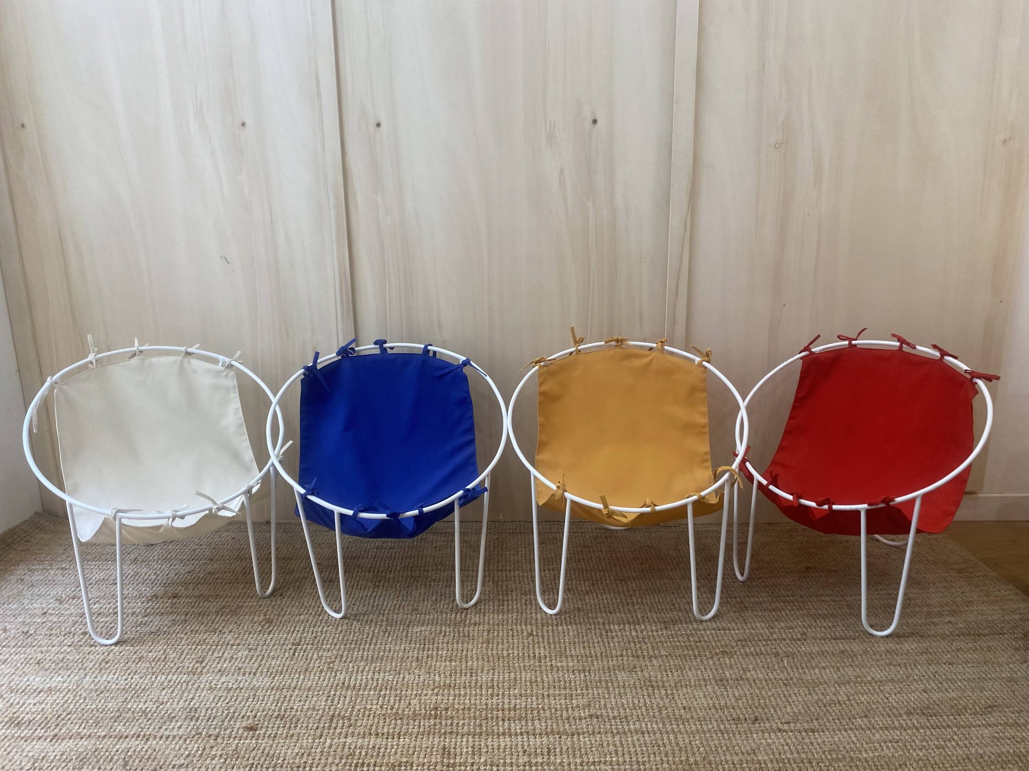 4 outdoor armchairs - 1950s - France
