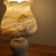vintage alabaster marble lamp from the 50s-60s