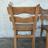 4 brutalist chairs