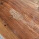 Buffet bas ancien en bois massif XVIII