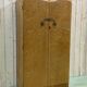 English 1960s student cabinet in elm magnifying glass