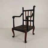 Fauteuil anglais de style chinoiserie vers 1900