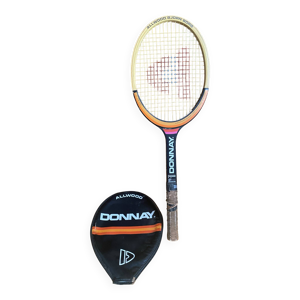 Raquette tennis ancienne - housse
