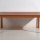 Vintage Scandinavian coffee table in beech wood – Nordic design (circa 1960–1970)