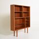 Bibliothèque en noyer scandinave, années 1960