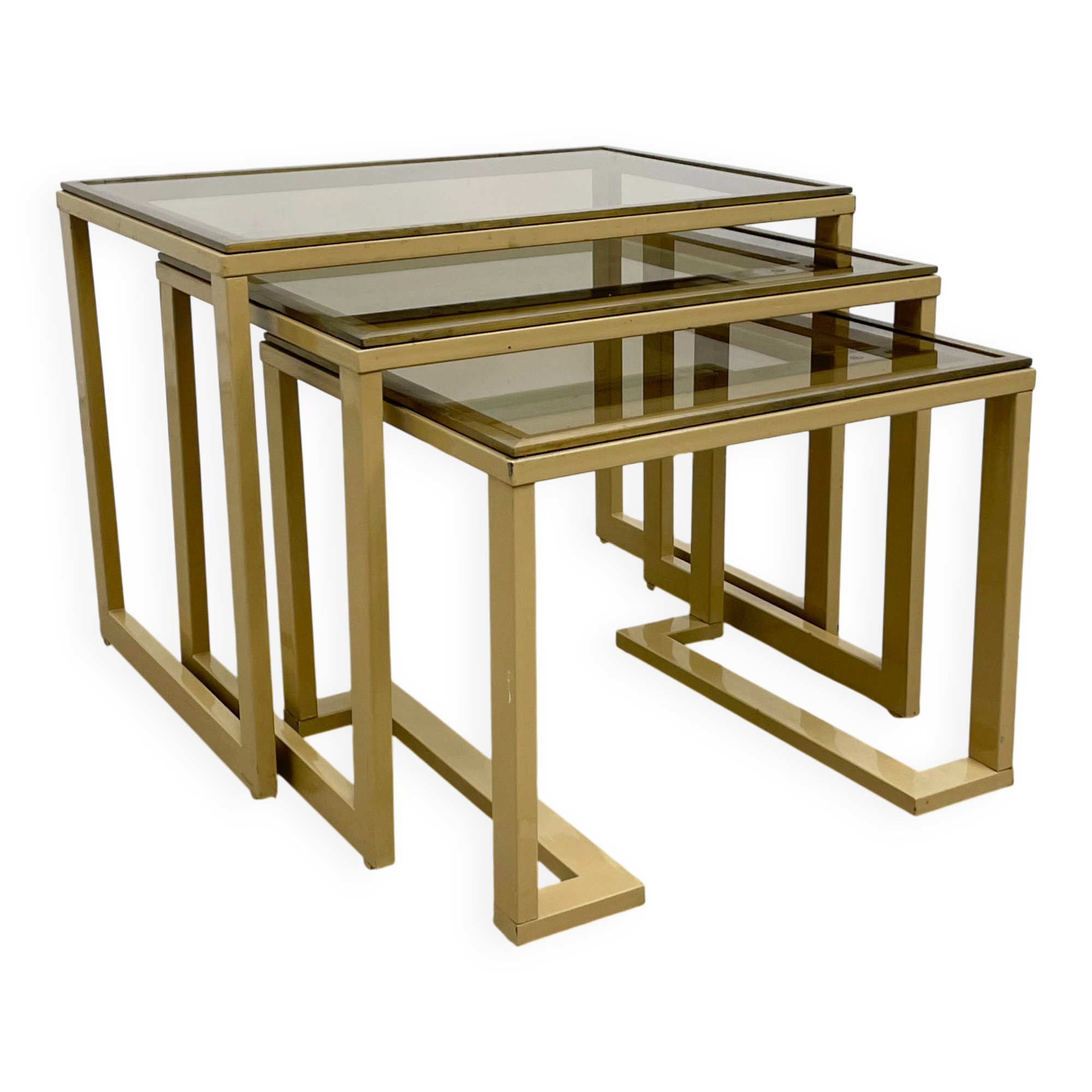 Trio de tables gigognes