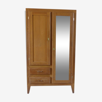 Armoire vintage en chêne 100 cm