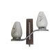 BTV double-arm wall lamp in art deco style