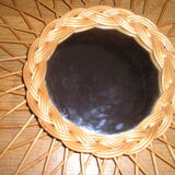 1970 wicker sun mirror