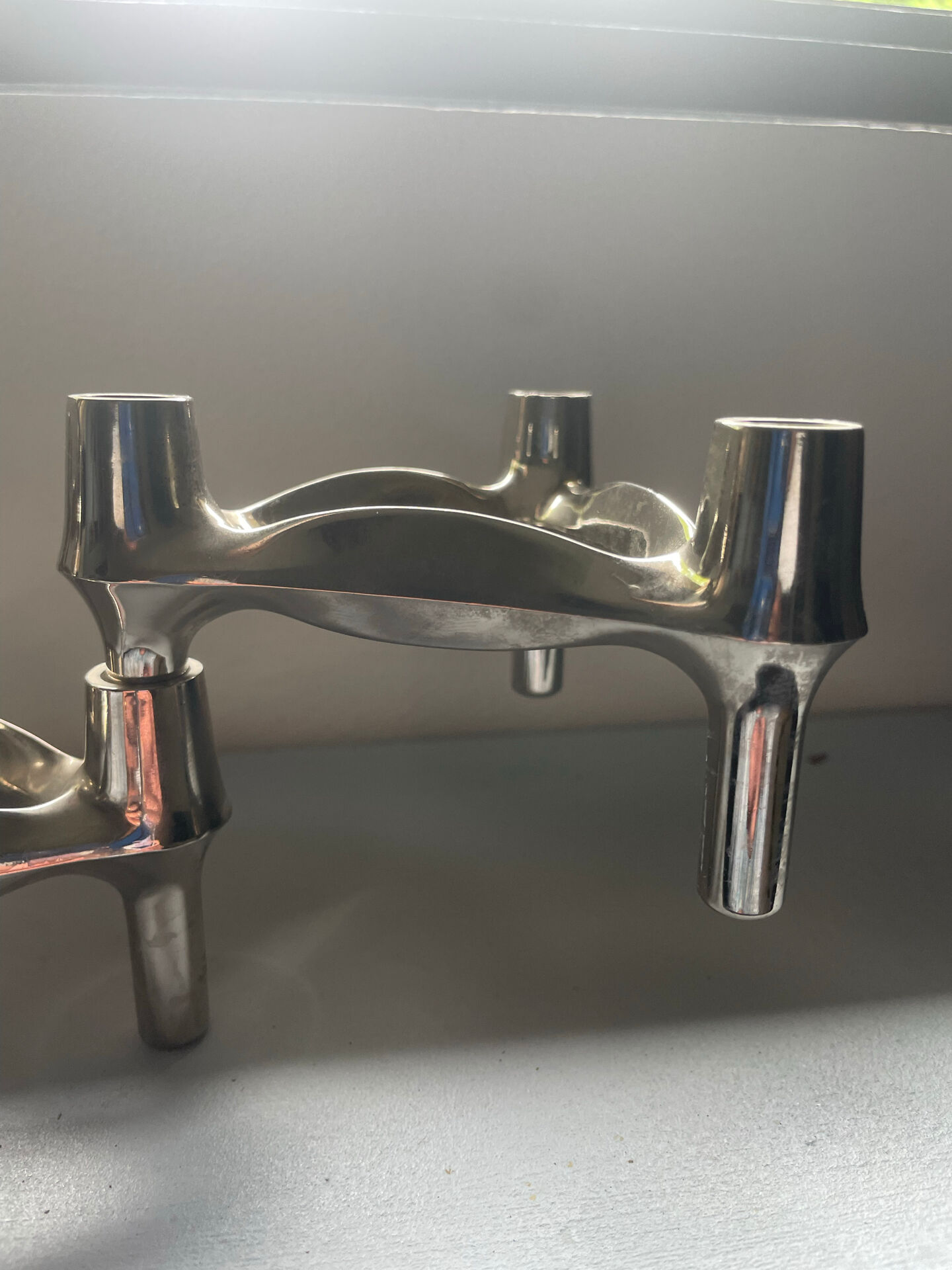 Vintage Nagel Stof candlestick model Bmf