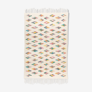Kilim berbere avec motifs colores 200 x 150 cm