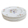 Flat plates with scalloped edges Sarreguemines bohemian chic