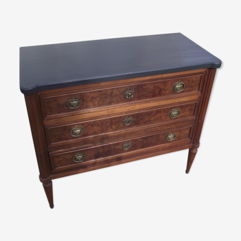 Louis XVI mahogany chest of drawers