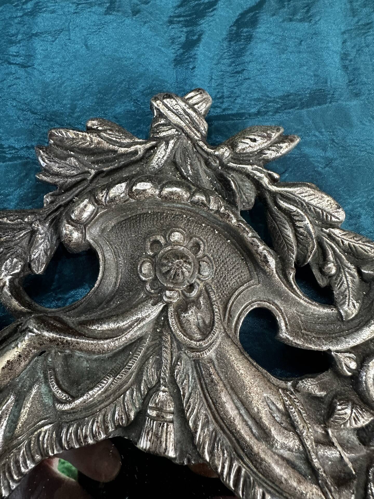 Rare pair of mirror sconces with putti. Napoleon III / Art Nouveau ~