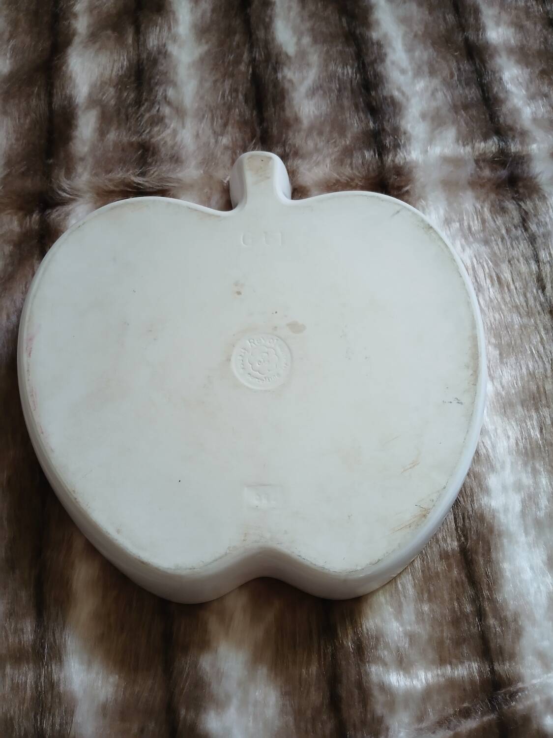 Plat à tarte en forme de pomme 