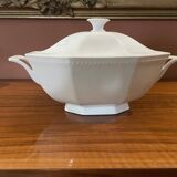 White porcelain soup tureen