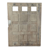 Antique low door decorative wall panel in solid oak