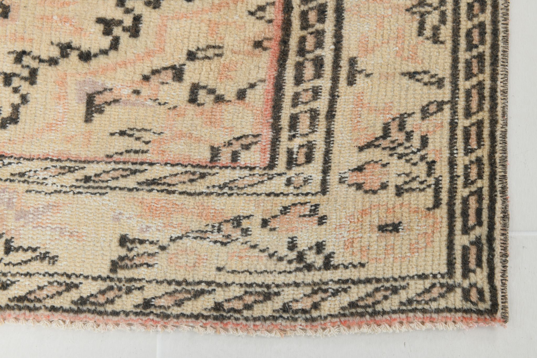 5x9 Madallion Pastel Vintage Rug, 263x160Cm