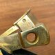 German brass ashtray with cigar cutter, 1950s.