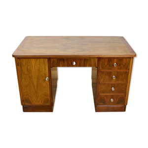 Bureau art-déco en noyer