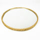 70's Scandinavian modern wicker wall mirror, Denmark