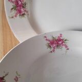 9 antique dessert plates