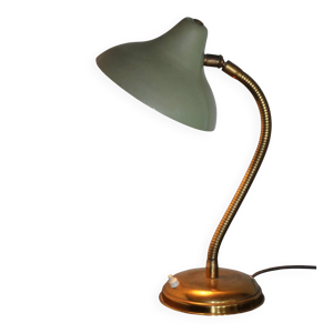 Lampe à poser laiton - verte