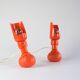 Rare paire de lampes Gino Sarfatti modèle 600P du milieu du siècle pour Arteluce, Italie 1966