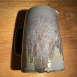 Large pitcher, pot, carafe, blue glazed ceramic pitcher