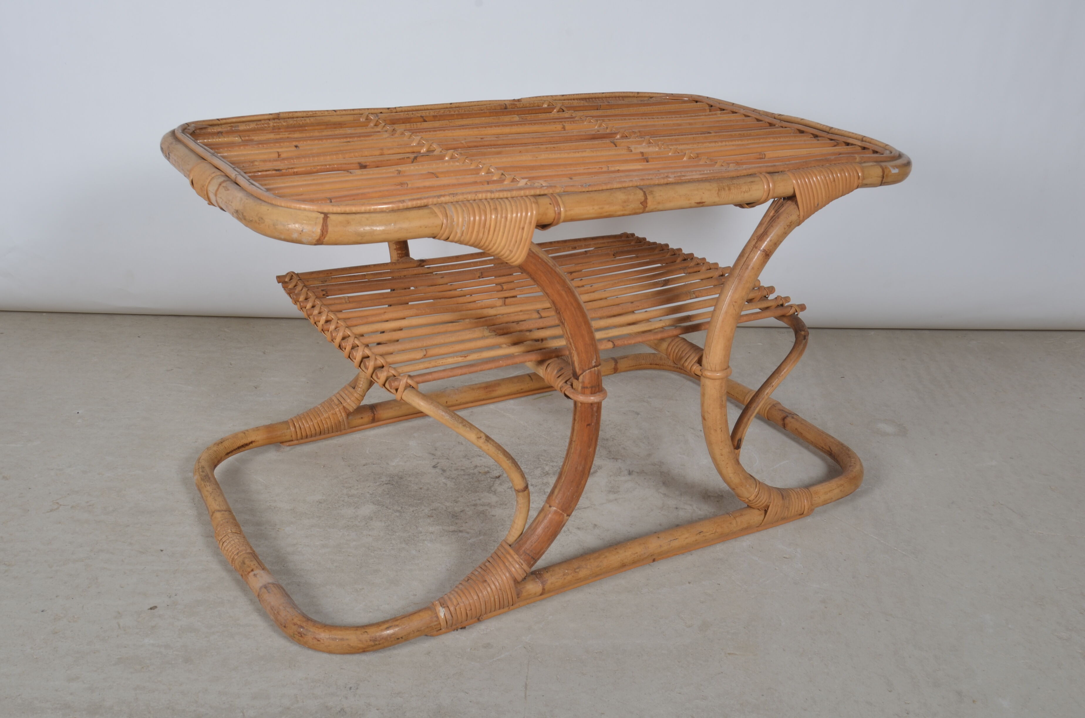 Rattan coffee table
