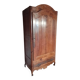 Important regional monoxyle wardrobe in blonde walnut, from the Louis XV period (18th century).