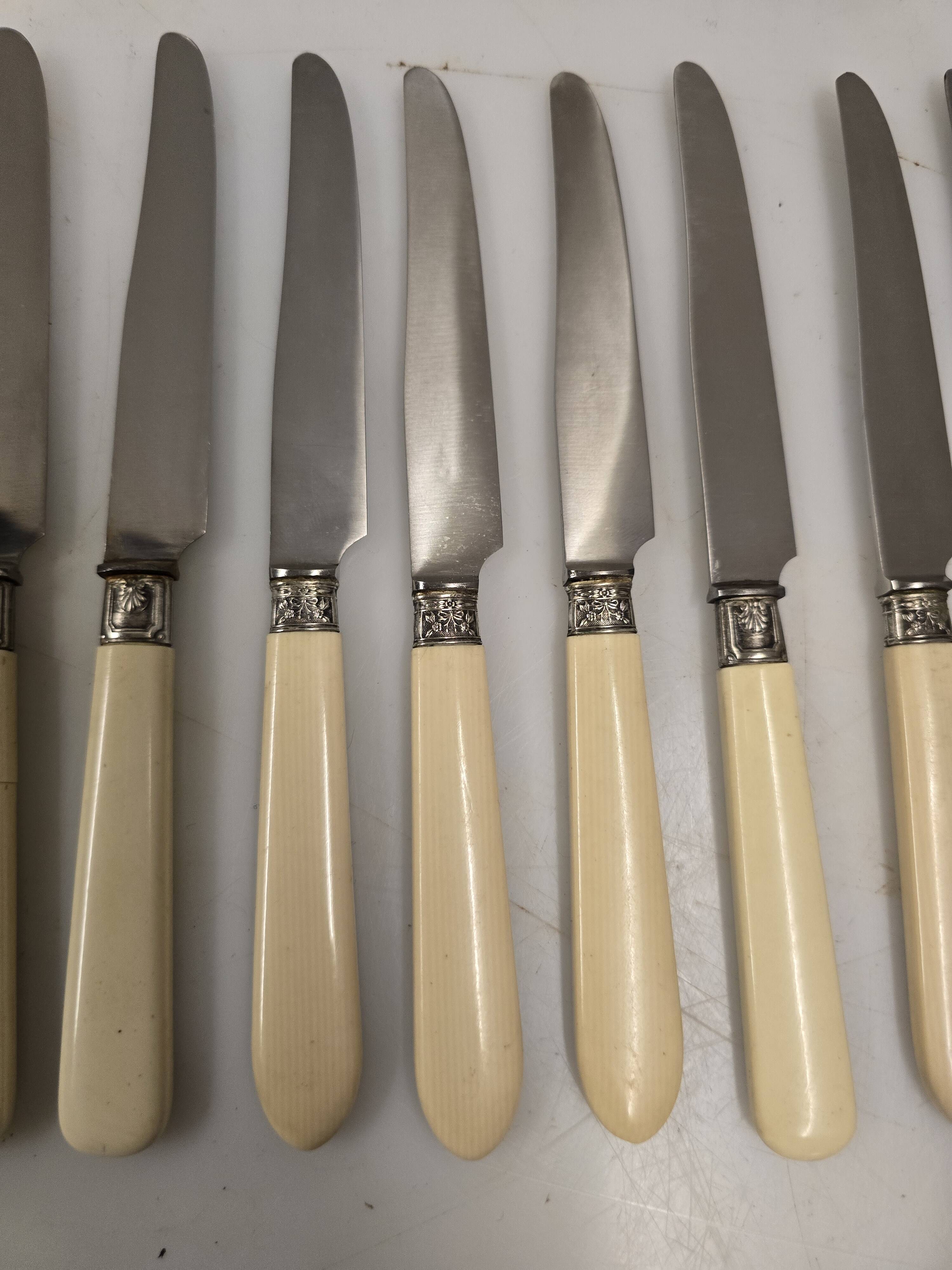 11 ivory knives