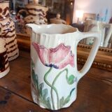 Carafe .slip. decor poppies