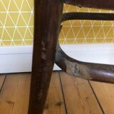 Fluted bistro chair in early 1900