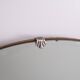Art Deco Round Wall Mirror on chain 1930s