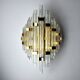 Venini wall lamp, cut crystals, Italy, 1970