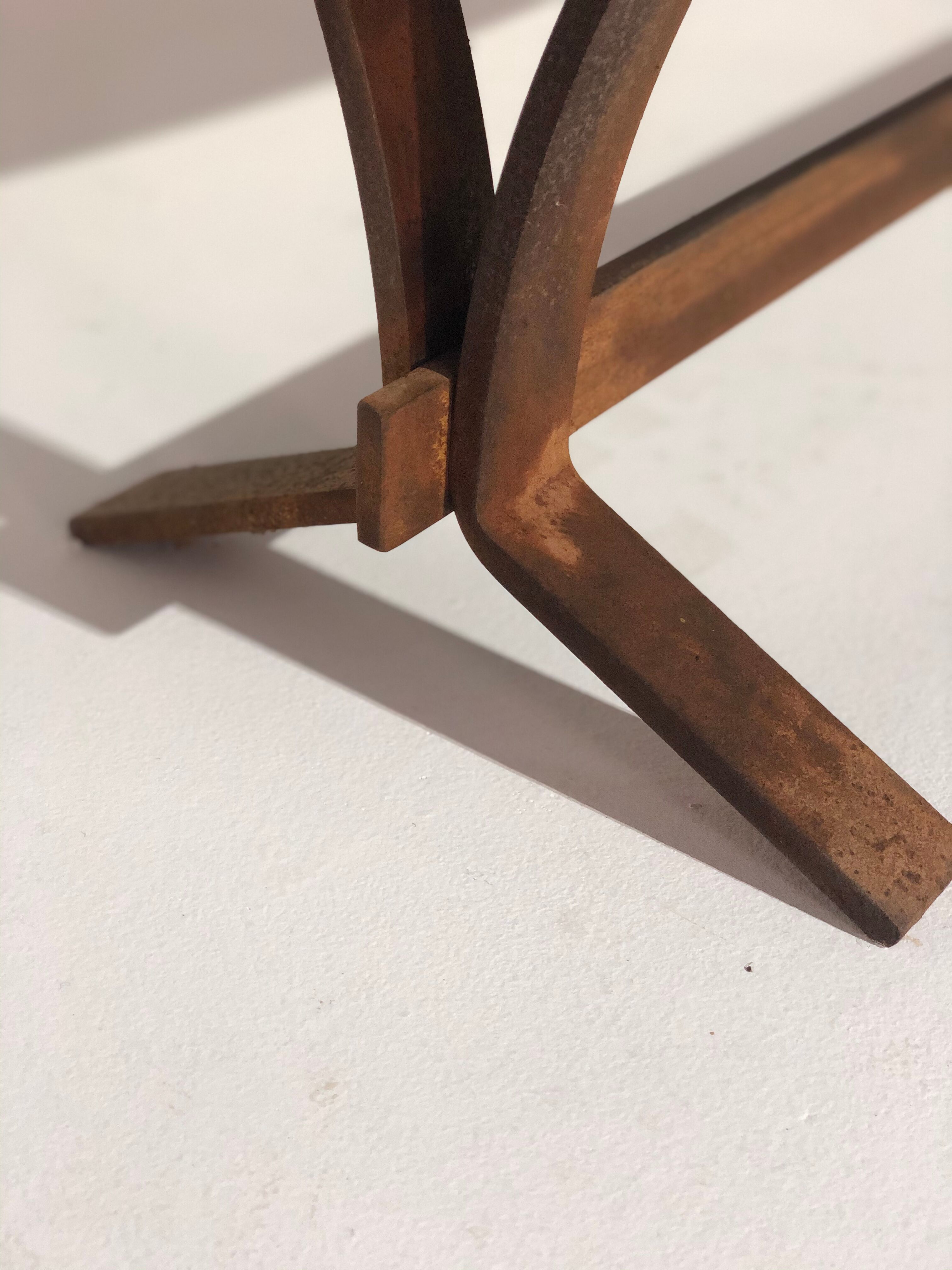 Ceramic and metal coffee table - 1960