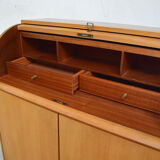 Secretary rounded in blond wood 1960