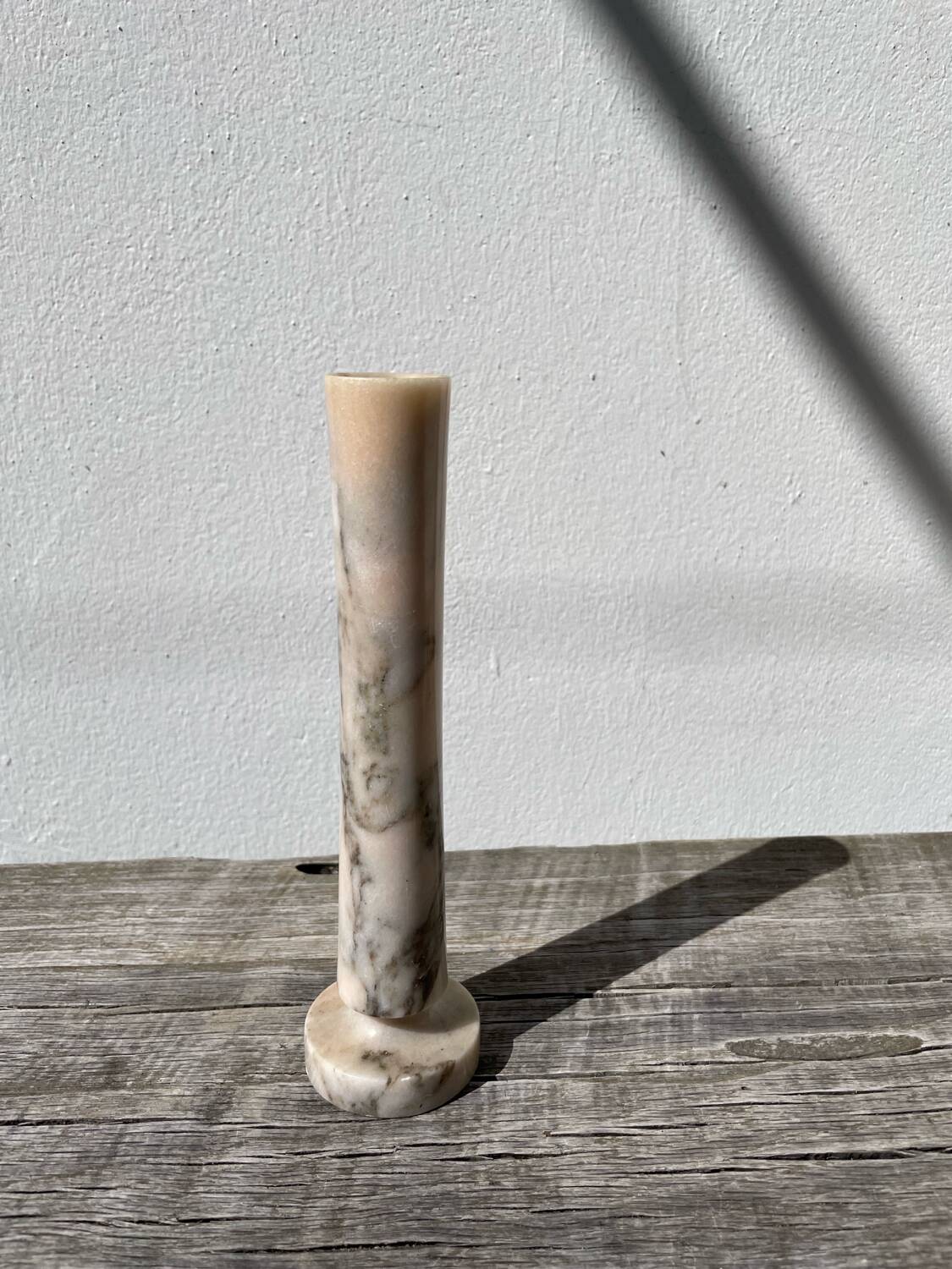 Vase marbre rose 1980