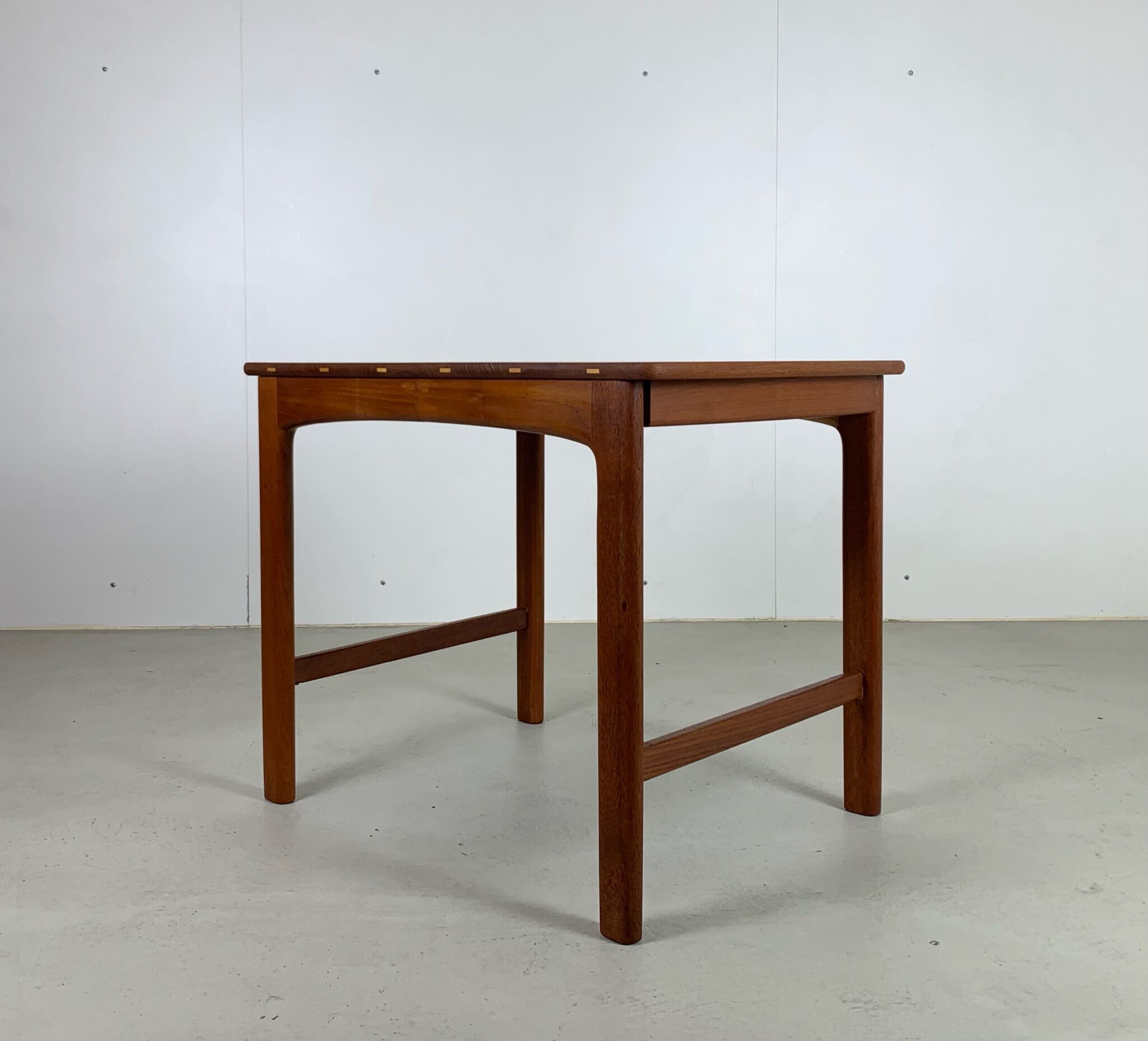 Midcentury teak beside table by Ygvar Sandstrom for AB Seffele Mobelfabrik, 1960s