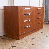 Double chest of drawers Gplan Fresco teak