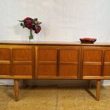 Mid Century Retro Teak Sideboard by Nathan 1960  Squares Danish Design