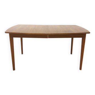 Table de salle à manger scandinave en teck, Suède, 1960