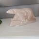 Art deco sculture polar bear ceramics 1930s