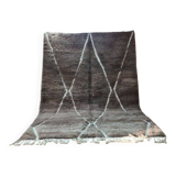 Berber Beni Ouarain Rug Taupe 300x200cm - Handmade