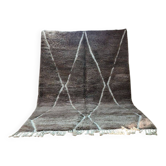 Berber Beni Ouarain Rug Taupe 300x200cm - Handmade