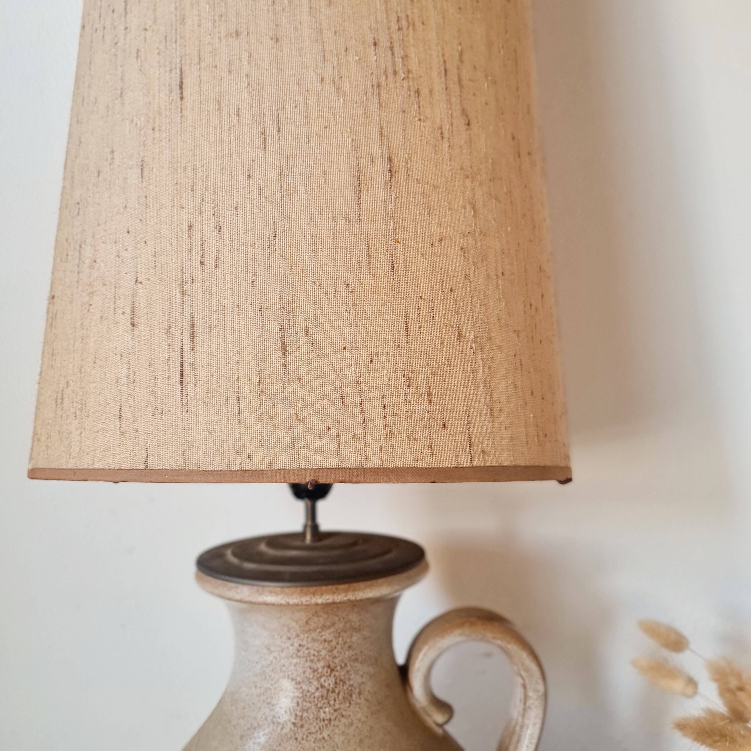 Grande lampe vintage en céramique Scheurich Germany